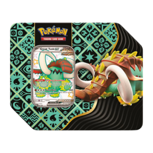 Pokemon: Great Tusk Paldean Fates - 5 Pack Tin