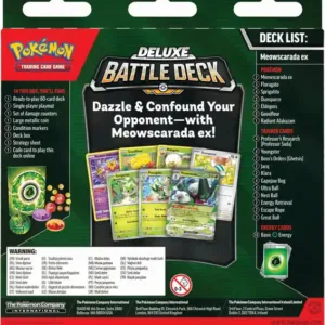 Pokemon: Meowscarada Ex - Battle Deck