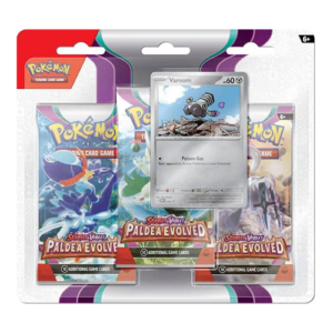 Pokemon: Paldea Evolved - Varoom - 3 Pack Blister