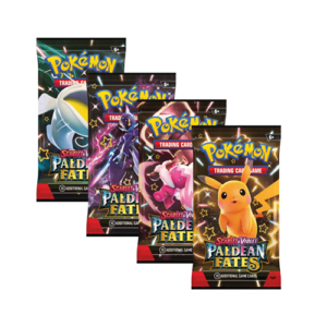 Pokemon: Paldean Fates Artset - 4 Booster Packs