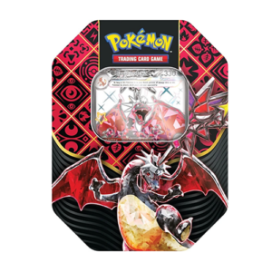 Pokemon: Charizard Paldean Fates - 4 Pack Tin