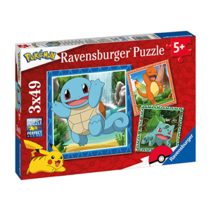 Pokemon: Starters - Puzzel 3 x 49