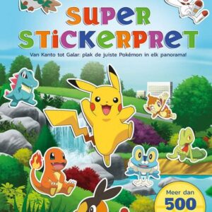 Pokemon: Stickerpret - Boek