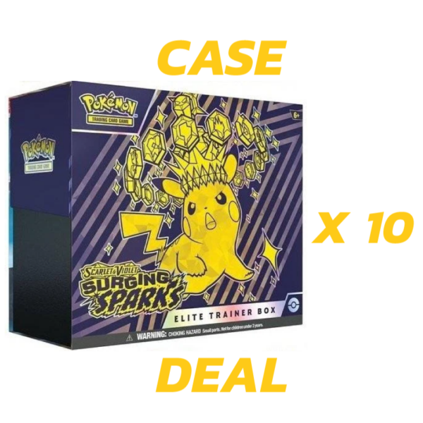 Surging Sparks - Elite Trainer Box Case Deal