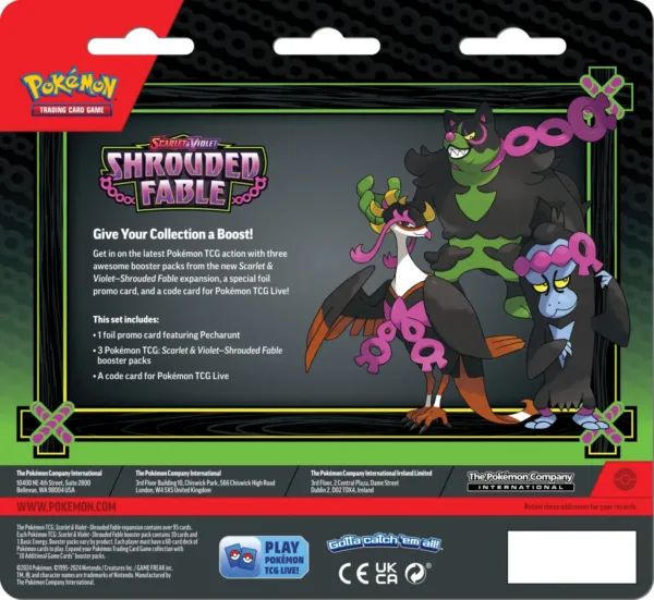 Shrouded Fable - 3 Pack Blister Pecharunt