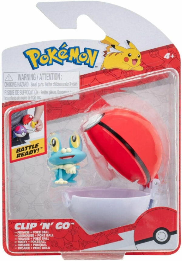 Pokemon: Froakie - Clip 'N Go Battle Figure