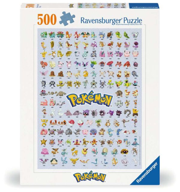 Pokemon Puzzel 500Stuks - 151 Pokemon