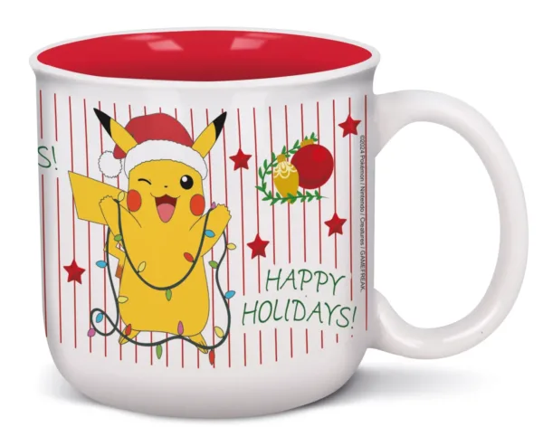 Pokémon - Xmas Pikachu - Breakfast Mug - 420ml