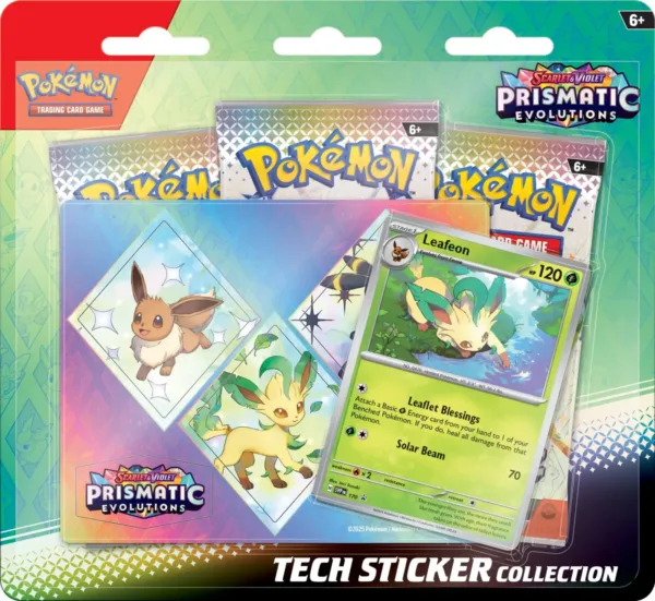 Prismatic Evolutions - Tech Sticker Collection (Set - 3 stuks)