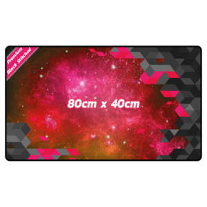 Custom TCG Playmat: 80cm x 40cm - 3MM - Stitched Black