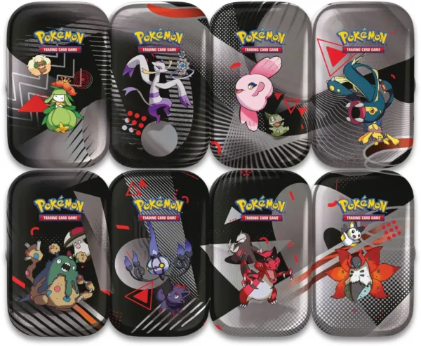 Pokémon: Black Bolt and White Flare - Unova Mini Tin Display (ENG)