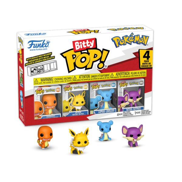 Pokémon: Bitty Pop 4 Pack 2.5cm - Charmander