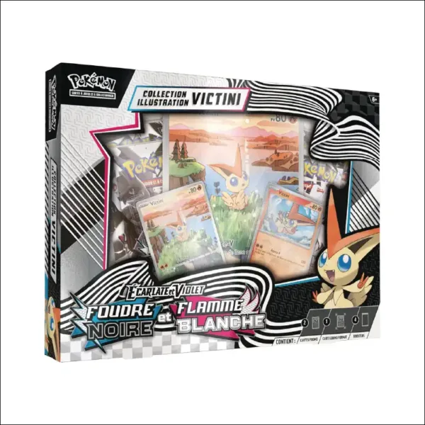 Pokémon: Foudre Noir and Flamme Blanch - Coffret Collection Illustration Victini (FR)