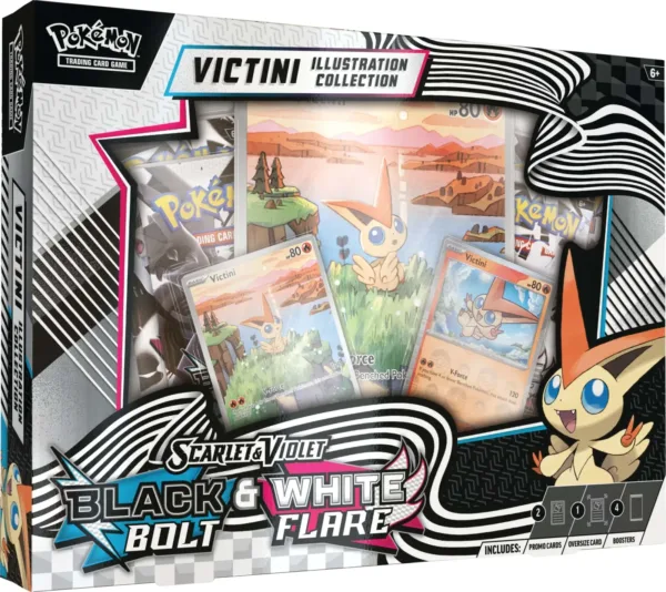 Pokémon: Black Bolt and White Flare - Unova Victini Illustration Collection Box (ENG)